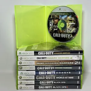 Call of Duty Lot Xbox 360 World At War, Ghost, Black Ops & Modern Warfare 1 2 3 - Picture 1 of 12