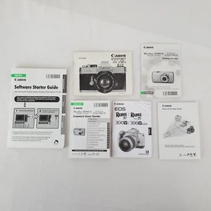 Canon Camera User Guides - Lot of 6 - Picture 1 of 12