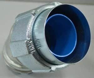 Thomas & Betts 3736 Connector 2" Liquidtight Flexible Nonmetallic 45 Degree - Picture 1 of 5