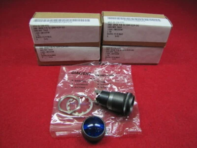 Indicator Light. P/N 51-3204-0134-203    Lens Color Blue - Image 1 of 3