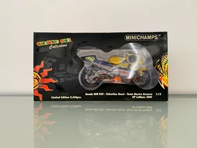 MINICHAMPS 1:12 VALENTINO ROSSI - HONDA NSR 500 2001 LE MANS -122016176 - Immagine 1 di 3