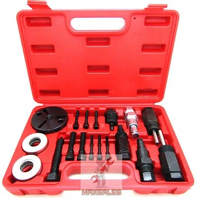 Kit removedor de buje de embrague compresor aire acondicionado 18 piezas extractor GM Ford Chrysler Sanden DKS Foto 1 de 2