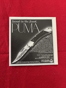 Vintage 1978 Puma Knife Print Ad - Picture 1 of 7