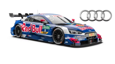 1:10 RC Clear Body Shell -  Audi A5 DTM + Red Bull Stickers etc - Image 1 of 4