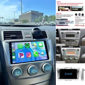 Apple CarPlay For Toyota Camry 2007-2011 Car Stereo Radio Android FM GPS Navi BT - Picture 1 of 15