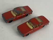 (2) Siku Ford OSI 20M V276 Vintage Diecast Toy Car - Made in Germany - Lot - Red