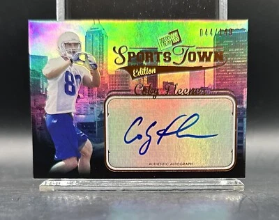 2012 Press Pass Sportstown Auto Coby Fleener #/149 Indianapolis Colts Stanford - Image 1 of 3