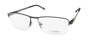 NUEVAS GAFAS LIGHTEC 30296S CUADRADAS 56-17-145 NEGRAS SP06 PARA HOMBRE METAL Y PLÁSTICO - Imagen 1 de 8