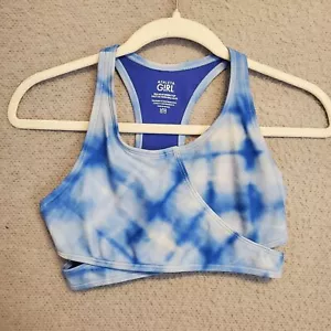 Athleta Mädchen Bali blau Batik Bikini Oberteil Large 12 - Bild 1 von 4