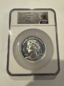 2022 5OZ SILVER CANADA S$50 PEACE HIGH RELIEF NGC PF70 - Picture 1 of 2