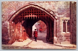 Postcard: Tower Of London, Charles E. Flower, Oilette, Raphael Tuck, Unposted - Picture 1 of 2