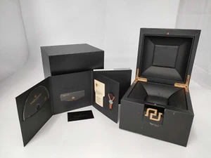 VINTAGE GENUINE ROGER DUBUIS watch box case booklet black Paper Tag 250307002eA - Picture 1 of 11
