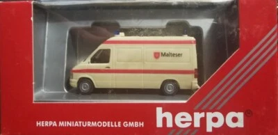 HERPA 043472 VW LT2 RTW "Malteser" - scala H0 - Immagine 1 di 4