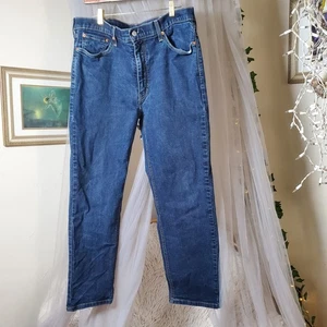 Levis 541 Athletic Taper Blue Jeans Size 38x30 Fits 39x28 Classic Denim Med Wash - Picture 1 of 5