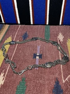 Vintage Harley Shield Belt Chain Belt GUC  - Picture 1 of 6