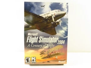 Flight Simulator 2004 A Century of Flight Microsoft 2004 (PC CD-ROM), NUOVO SIGILLATO - Foto 1 di 4