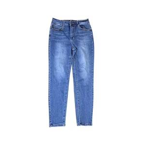 Tahari Womens Size 8/29 High Rise Slim Leg Jeans Classic Blue Denim - Picture 1 of 6