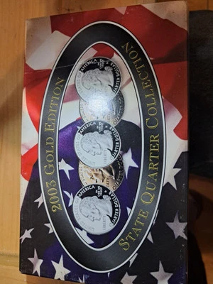 2003 Gold Edition State Quarter Collection With Certificate Of Authenticity 1SET - Image 1 of 2