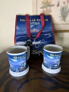 Set di 2 tazze da film The Polar Express e borsa Believe - Foto 1 di 7