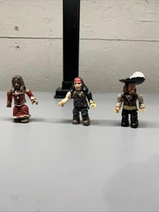 Mega Bloks POTC Tia Dalma Calypso Barbossa Jack Sparrow Ghost Pirate Mini Figure - Picture 1 of 6