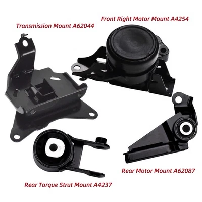 Montaje de motor para Toyota Yaris 2006 2007 2008 2009 2010 2011 L4 1,5 L AT 4 piezas Foto 1 de 4