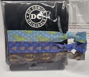 Bioworld - DC Comics Elastic Ribbon Hair Ties - Loot Crate Exclusive - Picture 1 of 2