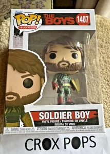 RARE SOLDIER BOY 1407 THE BOYS Funko Pop Vinyl New in Mint Box + Protector - Picture 1 of 1