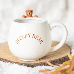 Sleepy Bear Rounded Mug - Picture 1 of 6