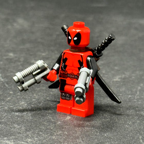 LEGO Marvel Deadpool Minifigure From 6866 &ndash; Pre-Owned - Excellent Condition