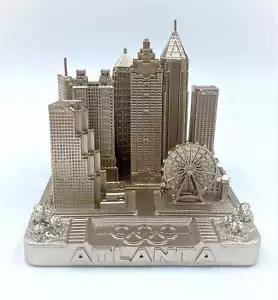 Atlanta City Skyline 3D Model Rose Gold 4.5 Inches - Imagen 1 de 1