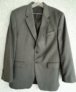Ralph Lauren Herren Blazer Wolle Grau Grey Sport Mantel Zwei Knopf Sakko Anzug 42R - Bild 1 von 18