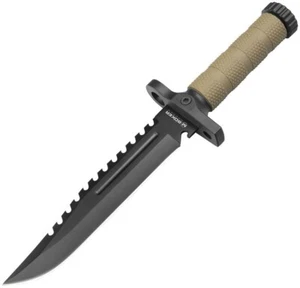 Boker Magnum M-Spec Fixed Blade Survival Knife, Olive Green FRN Handles 02SC005 - Picture 1 of 2