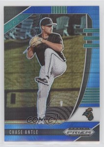 2020 Panini Prizm Draft Picks Blue and Carolina Hyper Chase Antle #PDP163