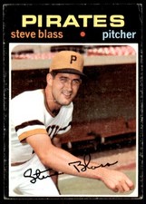 1971 TOPPS STEVE BLASS PITTSBURGH PIRATES #143