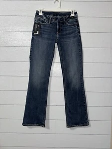 Bota ajustada Silver Jeans Co. Tuesday tiro bajo para mujer talla 28x31 nueva con etiquetas - Imagen 1 de 4