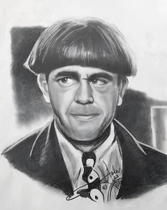 Three Stooges, 3 Stooges, Original Art COPY Moe 2 - Picture 1 of 1