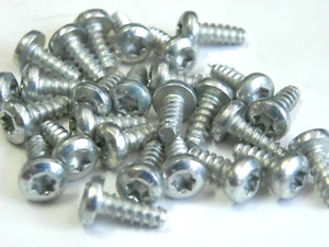 100 Pieces - #6 x 3/8", Type B Sheet Metal Screw Torx Drive Pan Head Zinc Steel - Picture 1 of 3