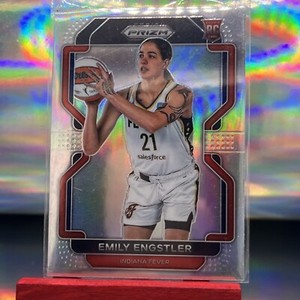 2022 Prizm WNBA Base Silver #184 Emily Engstler - Indiana Fever