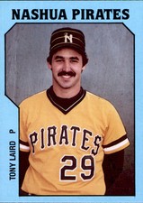 1985 Nashua Pirates TCMA #13 Tony Laird Parmo Idaho ID Baseball Card