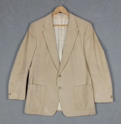Traje Chaqueta Abrigo Deportivo Blazer Crema Colección LongHorn Cuero Vaquero Talla 42-44 Foto 1 de 4