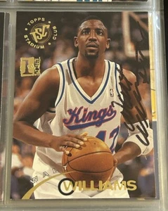 Walt Williams 1994 Topps Stadium Club First Day Issue Signed Autograph AUTO TTM - Bild 1 von 2
