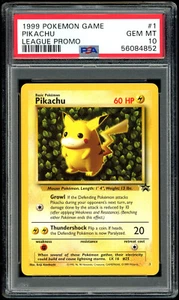 Pokemon Pikachu Ivy League Black Star Promo Rare Card #1 - PSA 10 GEM MT - Picture 1 of 2