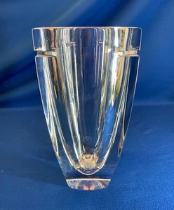 WATERFORD ART DECO MODERNIST METRA SQUARE 10"H VASE - Picture 1 of 9