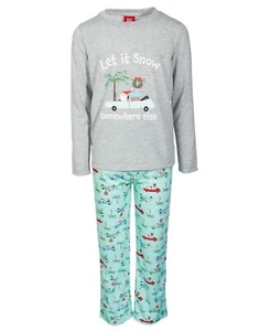 Matching Family PJs Toddler Kids Tropical Santa Christmas Pajama Set 2T-3T #7039 - Picture 1 of 10
