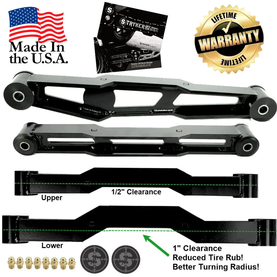 1994-1999 Dodge Ram 1500 2500 3500 4WD 2" - 3" High Clearance Fab Control Arms - Image 1 of 4