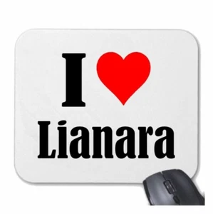 MOUSEPAD Mauspad I Love Lianara Ich Liebe Lianara - Photo 1/1
