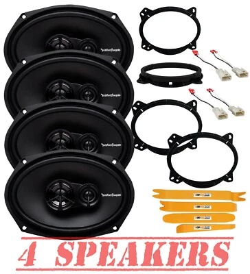 Rockford Fosgate 6x9" Front Door & Rear Deck Speakers for 2002-2011 Toyota Camry - Image 1 of 4