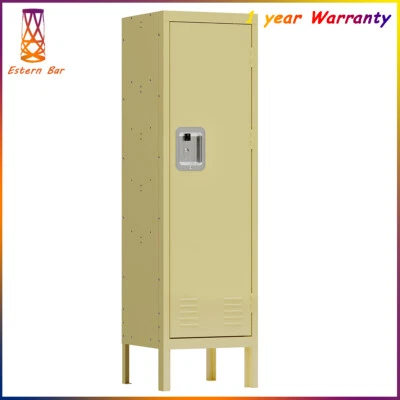 1 Door Tall Single Metal Locker Storage Cabinet for Storage Room/Gym/School - Image 1 of 4