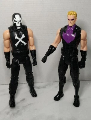 "Figura de acción Hawkeye & Crossbones 12"" Marvel Avengers Titan Hero 2014 Hasbro" Foto 1 de 4
