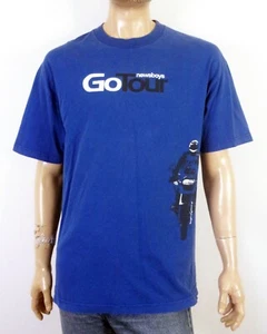 vintage 90s Y2K The Newsboys AOP Go Tour T-Shirt Christian Xian Lord's Gym XL - Picture 1 of 5